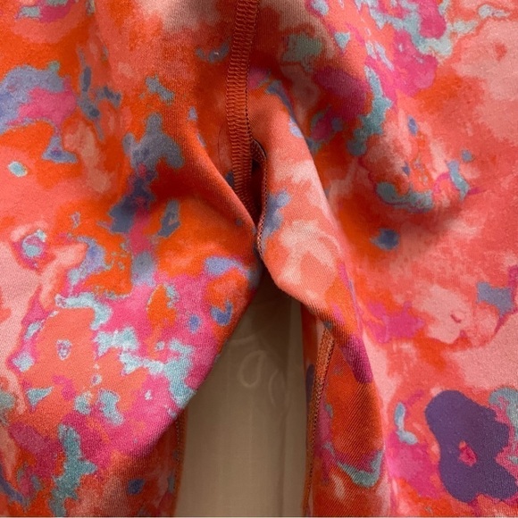 Daily Practice Anthropologie Liana High Rise Printed Leggings Pink Size small - Picture 11 of 11